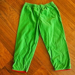Piping Prints 3T Green Play Pants with Red Trim Nantucket